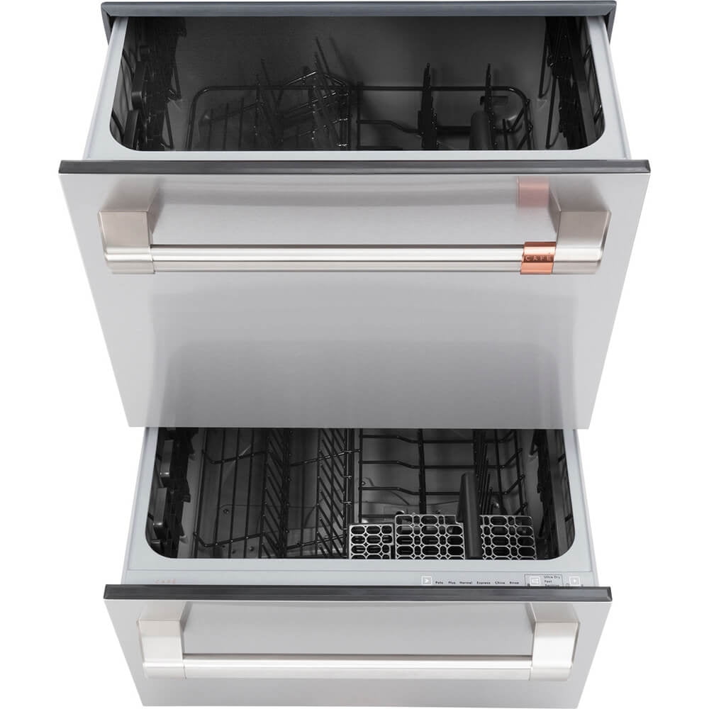 Cafe Cdd420p 24" Wide Double Drawer Dishwasher - Stainless Steel / Brushed Stainless