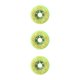 thumbnail image 3 of Ruedas de patinaje en línea Toystoory 2 unids/set PU alta densidad verde 76 mm, 3 of 6