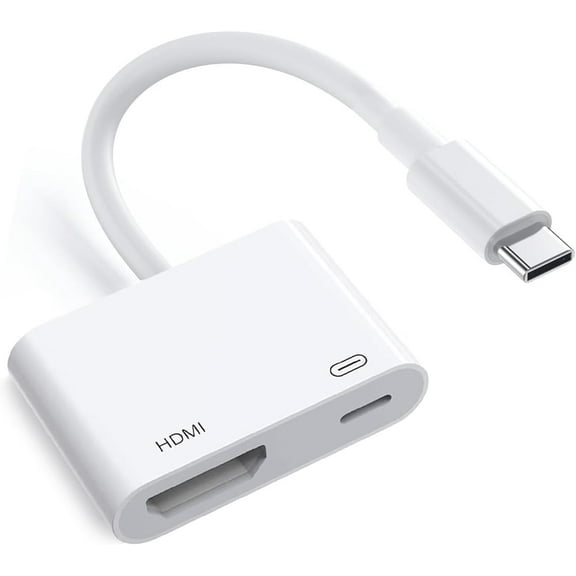 USB-C to HDMI Adapter - 4K with PD for MacBook/iPad/iPhone 15/16