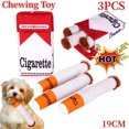 thumbnail image 1 of Giggles - Cigarrillos interactivos, juguete para perros, juguetes para la dentición, divertido cigarro de peluche chirriante, NUEVO, mejor, 1 of 7