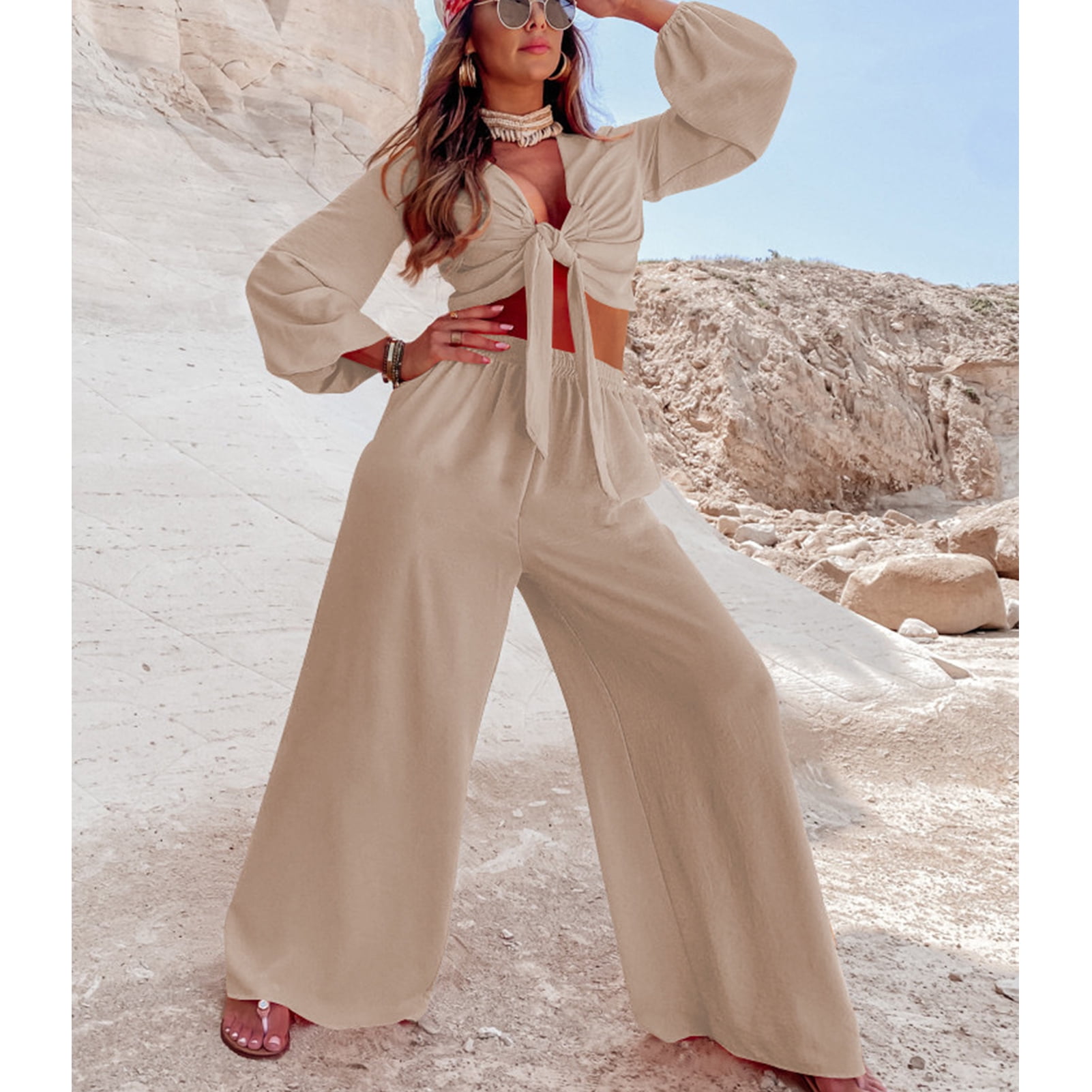 High waist 2 piece outfit online