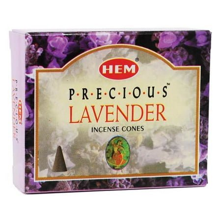 Lavender Incense Cones - HEM Incense Precious Lavender 10pk Cones Bring NAME Create Relaxing Atmosphere Into Your Home Prayer Meditation Aromatherapy