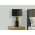 thumbnail image 3 of Lighting, 25"H, Table Lamp, Black Concrete, Black Shade, Contemporary, 3 of 7
