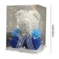thumbnail image 3 of Lilixerw LED Rose Bear with Lights in Clear Gift Box,Valentine's Day Roses Gifts,9.84In Romantic Bear Home Decor for Couple,Red, 3 of 6