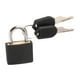 thumbnail image 3 of Mini Candado Estuche de Plástico Cuadrado 2 Llaves Aleación Pequeñas Cerraduras Candados de Seguridad para Negro, 3 of 9