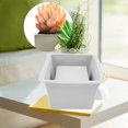 thumbnail image 3 of Shangren Moules en Silicone Portables Pot Facile à Utiliser pour Succulentes Artisanat Rond Réutilisable Blanc C, 3 of 8