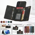 thumbnail image 4 of Galaxy S22 Case with Card Slots, Allytech Back Flip Wallet Cover Premium PU Leather Impact Resistant Hands-Free Kickstand Case for Samsung Galaxy S22 5G 6.1" 2022 Released, Black, 4 of 6