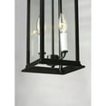 thumbnail image 4 of 30029CLBK Maxim Lighting Vicksburg-2 Light Outdoor Hanging Lantern-6.75 Inches wide by 18.5 inches high, 4 of 5