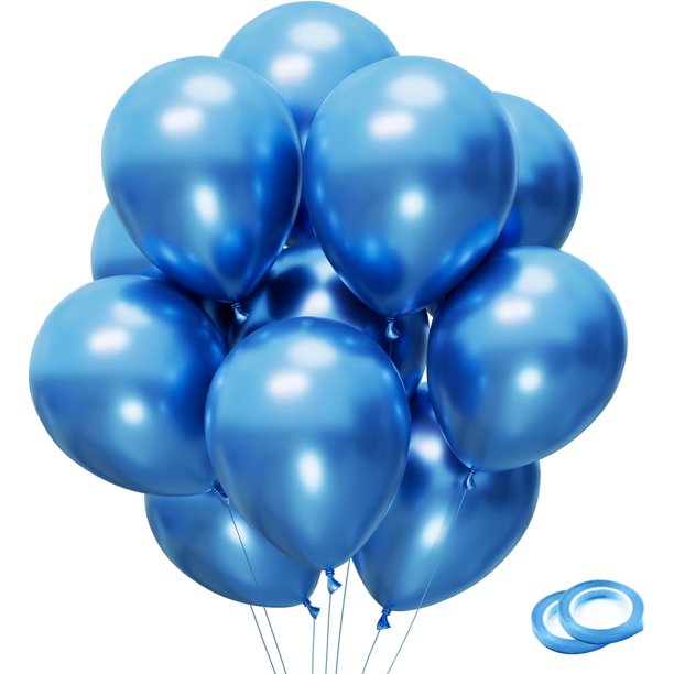 Globos de Fiesta Coloridos 100 Piezas Globos de Helio Metálicos Cromados de 12 Pulgadas para Decoración de Fiesta de Cumpleaños y Decoración de Arco Boda Cumpleaños Baby Shower Fiesta de Navidad