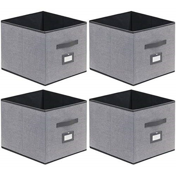 Onlyeasy Cloth Storage Bins Foldable, Material Storage Boxes For Shelves
