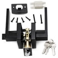 thumbnail image 7 of Villar Home Designs Door Lever Crown Black Keyed 8 Pack, 7 of 7