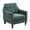 Dark Green, variant on LEGAHOME Accent Chair for Living Room, Chenille Upholstered Armchair with Solid Wood Leg, Mid Century Single Sofa Chair for Living Room, Bedroom, Reading Corner, Dark Gray
