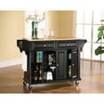 thumbnail image 6 of Crosley Furniture Natural Wood Top Kitchen Cart in Black/Natural, 6 of 6