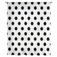 thumbnail image 2 of Wave Point Black Sheer Curtains 63 Inches Long, Modern Minimalist Geometric Light Filering Curtains, Breathable Simi Curtain Privacy Drapes for Living Room Bedroom Lightweight Window Treatment, 2 of 9