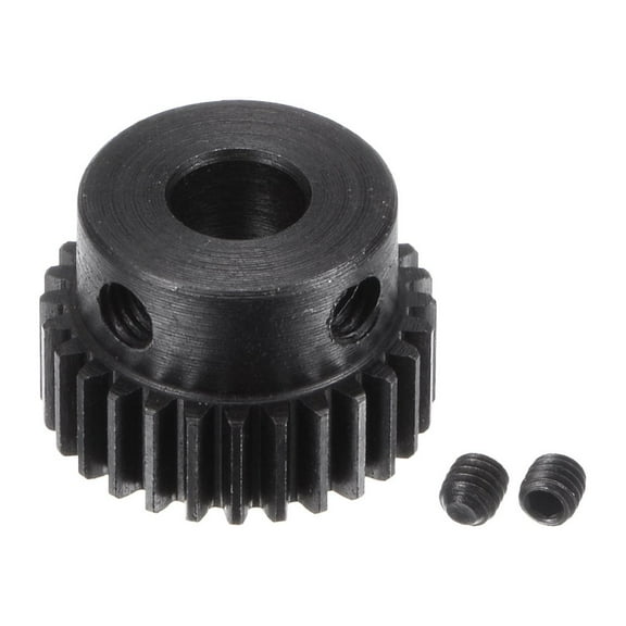 Uxcell 0.5 Mod 28T 5mm Bore 15mm Outer Dia 45# Carbon Steel Motor Pinion Gear Set