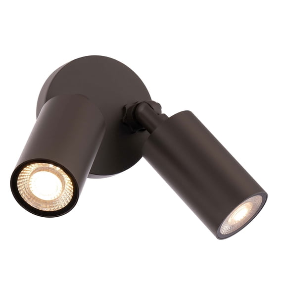 WS-W230302-30-BZ WAC Limited Cylinder - 16.5W 2 LED Outdoor Wall Mount-5.06 Inch Tall and 4.75 Inch Wide-Bronze Finish