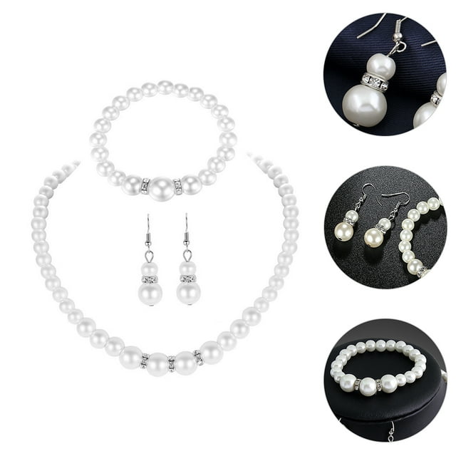 unbranded 1Jgo Joyería De Con Collar Choker De Y Pendientes Colgantes Elegantes
