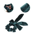 thumbnail image 3 of Unique Bargains 1 Pc Flocked Ribbon Scrunchies for Home Lake Blue, 3 of 6
