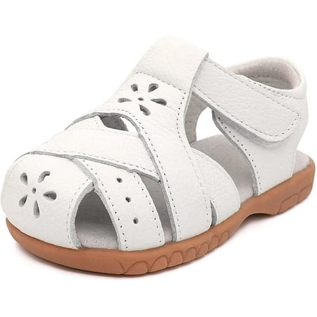 

Girl s Genuine Leather Sandals Closed-toe Princess Dress Sandal Shoes