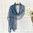 thumbnail image 5 of Soft Mist Bandana Long Scarf 3D Bow Textured Neck Wrap & Shawl Fashion Accessory, 5 of 6