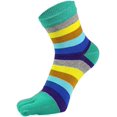 thumbnail image 4 of Chaussettes à Cinq Doigts pour Femmes en Coton, Chaussettes de Randonnée à la Cheville, Lot de 7, 7 Paires, Taille Unique, 4 of 8