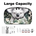 thumbnail image 3 of Koala USB Organizer Oxford Cloth Waterproof Electronic Gadget Storage Bag 5.9x9.44x3.14 in Hard Drive Case Portable Small Box Cell Phone Charger Cord Organizer, 3 of 6