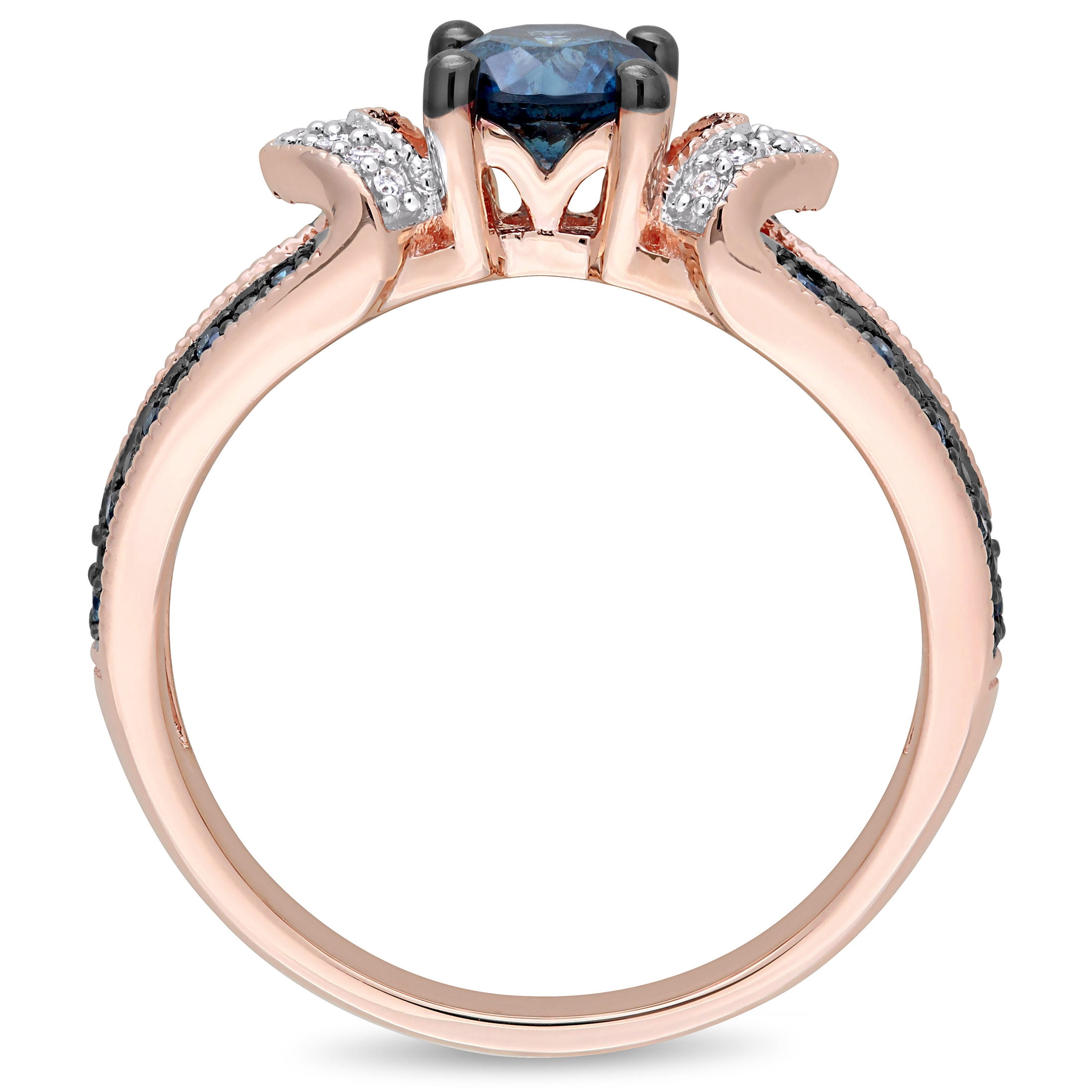 Everly Women's Diamond 10K Rose Gold Engagement Ring