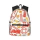 thumbnail image 1 of Easygdp Firefighter Icons Mochila Casual para Portátil, Mochila para Escuela, Viajes, Negocios, 1 of 6