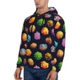 thumbnail image 3 of Haiem Lovely Planet Patterned Men's Hoodie with Kangaroo Pocket - Ideal Pullover Sweatshirt for Daily Wear, Travel, and Home-XX-Large, 3 of 7