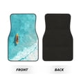 thumbnail image 2 of Naloa Tranquil Ocean Canoe Journey Car Foot Mat Set of 4 Pieces - Universal Floor Liner Neoprene Full Set Floor Mats for Cars Trucks SUV, 2 of 7