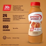 Premier Protein Shake, Caramel, 30g Protein, 11.5 Fl Oz, 12 Ct