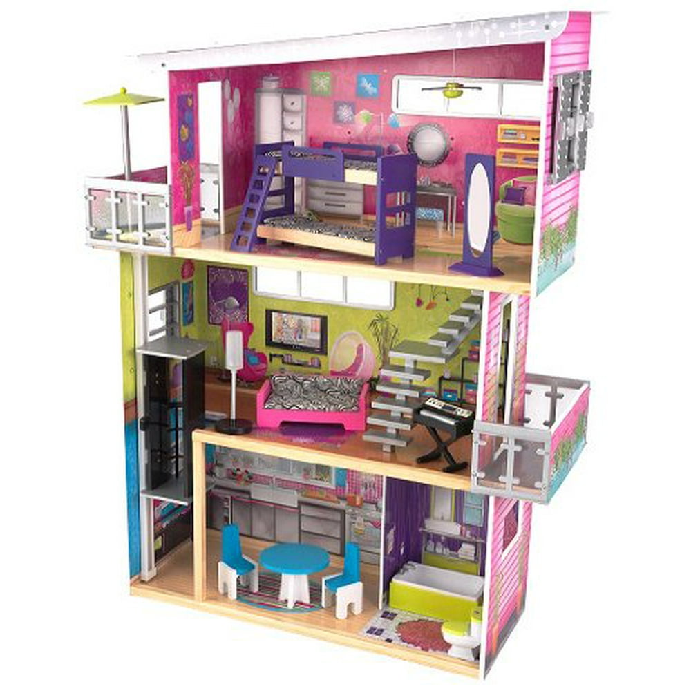 KidKraft Modern Mansion Dollhouse with Lights and Sounds