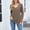 #118-Coffee, variant on Ounisa Women Tops Long Sleeve Shirts V Neck Loose Fit Soft Casual Solid Color T Shirts Fall Clothing Sweatshirts Sweater Pullover