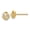 Yellow, variant on 14k Yellow Gold Diamond Knot Stud Earrings for Women (L- 0.32 inch, W- 0.28 inch)