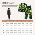 thumbnail image 4 of Lsque Tropical Summer Vibes Pattern Long Sleeve Pajama Set for Women - Soft 2-Piece Sleepwear and Loungewear Set with Pockets, Comfy Nightwear-Small, 4 of 7