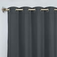 thumbnail image 2 of Superior Blackout Solid Light Filtering Grommet Curtain Panel Set, 52"X 72", Grey, 2 of 11