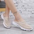 thumbnail image 4 of Womens Breathable Mesh Walking Mules Sneakers Open Back Slip On Shoes, 4 of 17