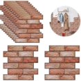 thumbnail image 1 of 10 pieces 3D wall panels self-adhesive stone look, kitchen back wall wallpaper, 1 of 5