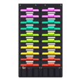 thumbnail image 1 of PENGXIANG 600D Oxford Cloth Storage Pocket Chart Multifunctional Wall File Organizer 20 Compartments Office Wall Pocket Bag File Pocket Hanging Storage Container for Home Office School, 1 of 9