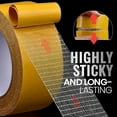thumbnail image 2 of LEEYNEER Strong Double Sided Cloth Base Tape Mesh Waterproof Self Adhesive Carpet, 2 of 8