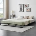 thumbnail image 3 of 6 Inch Heavy Duty Metal Platform Bed Frame Low Profile, Mattress Foundation, No Box Spring Needed, 3 of 7