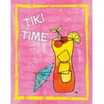 thumbnail image 2 of Woo, Teresa 26x32 Gold Ornate Wood Framed with Double Matting Museum Art Print Titled - Tiki Time III, 2 of 4