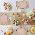thumbnail image 3 of Dopo Easter Paper Plates Disposable - AFN150pcs Oval Bunny Dinner Plates Heavy Duty Large 12x10in Pink Gold Paper Tableware Dinnerware Happy Pretty Rabbits Flowers Eggs for Easter Spring/Picnics, 3 of 3