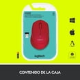 thumbnail image 4 of Mouse Logitech M280 Rojo, 4 of 4