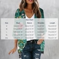 thumbnail image 3 of Vmvidoty Women Beach Cover Up Lightweight Floral Shrugs Summer Long Sleeve Open Front Cardigan Multicolor 2XL, 3 of 5