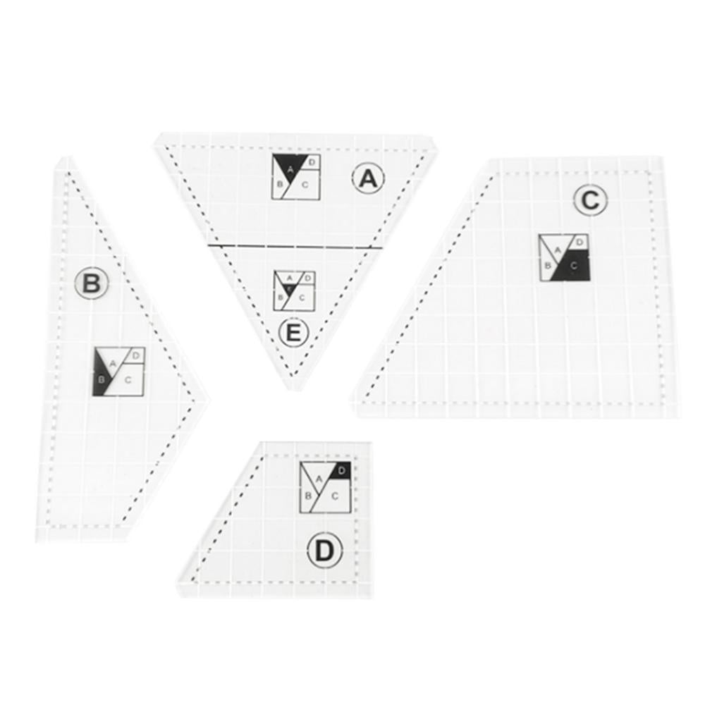 Rulers Hand Patchwork Square Ruler for Sewing Machine Cutting Mats 5 ...