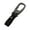 Black, variant on Mightlink Keychain High Strength Stainless No Deformation Electroplated Anti-lost Faux Leather Buckle Anti-break Car Key Ring Bag Pendant