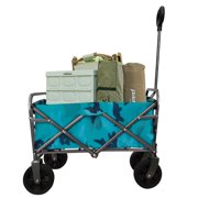 CoSoTower Outdoor Garden Multipurpose Micro Collapsible Beach Trolley Cart Camping Folding Wagon