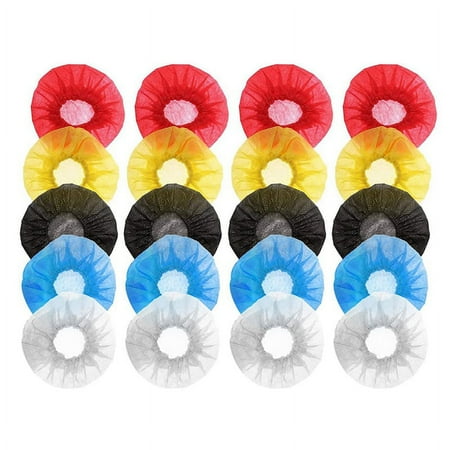 800Pcs Disposable Microphone Cover Handheld Microphone Windscreen for KTV Recording Studio Karaoke(Mixed Colors)