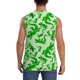 thumbnail image 4 of Balery Green Lizard Camisetas sin mangas para hombre, absorbe la humedad y protege contra el mal olor.-X-Large, 4 of 7
